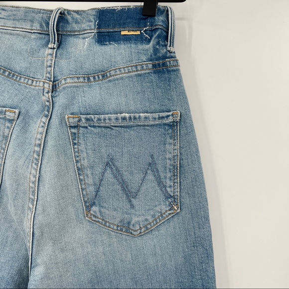 Mother Superior Denim Straight Leg Jean High Rise I Confess The Dazzler Shift 27 - Picture 6 of 9